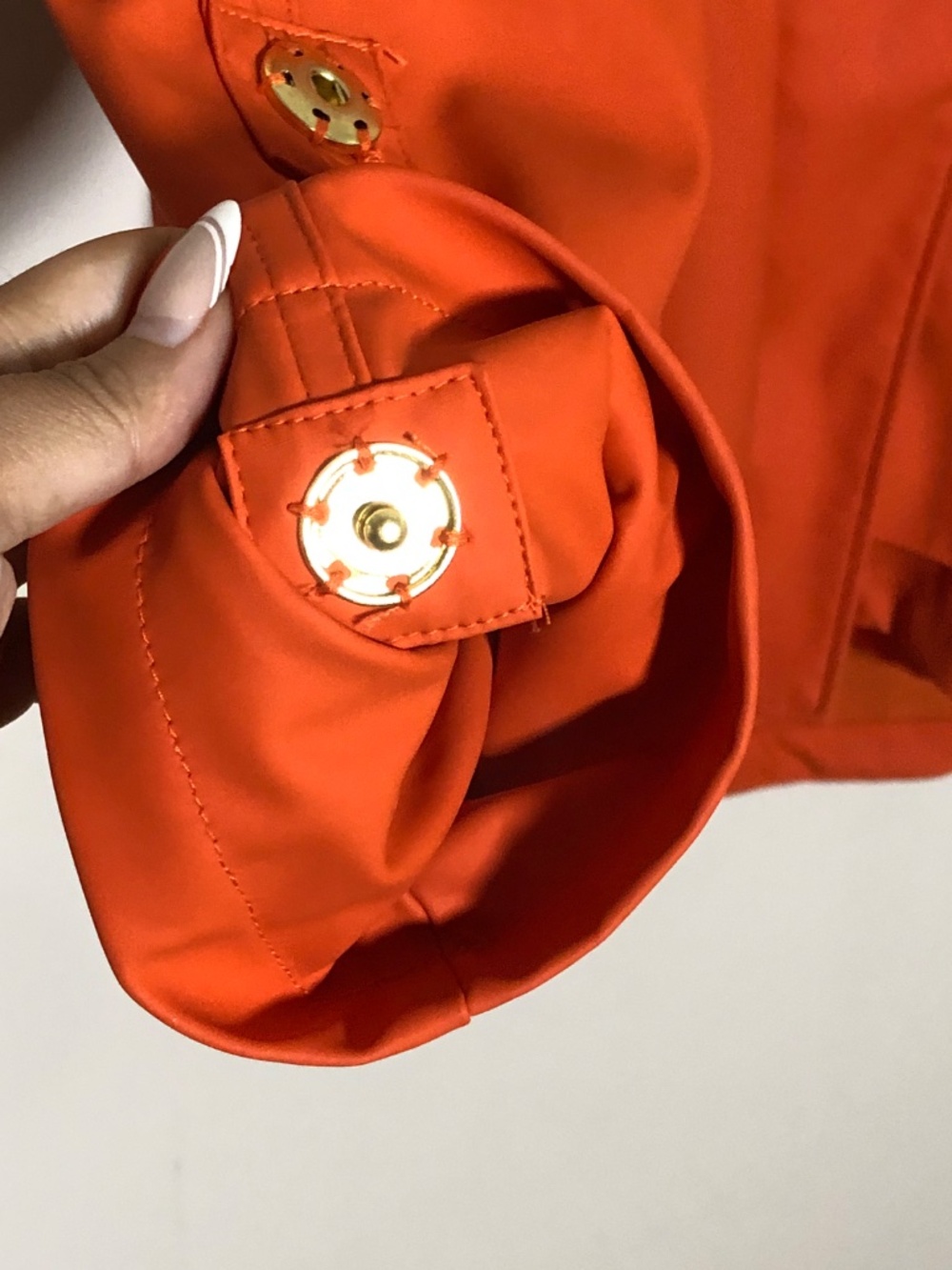 Ciao Milano Rain Jacket In Orange Size S - Picture 6 of 13
